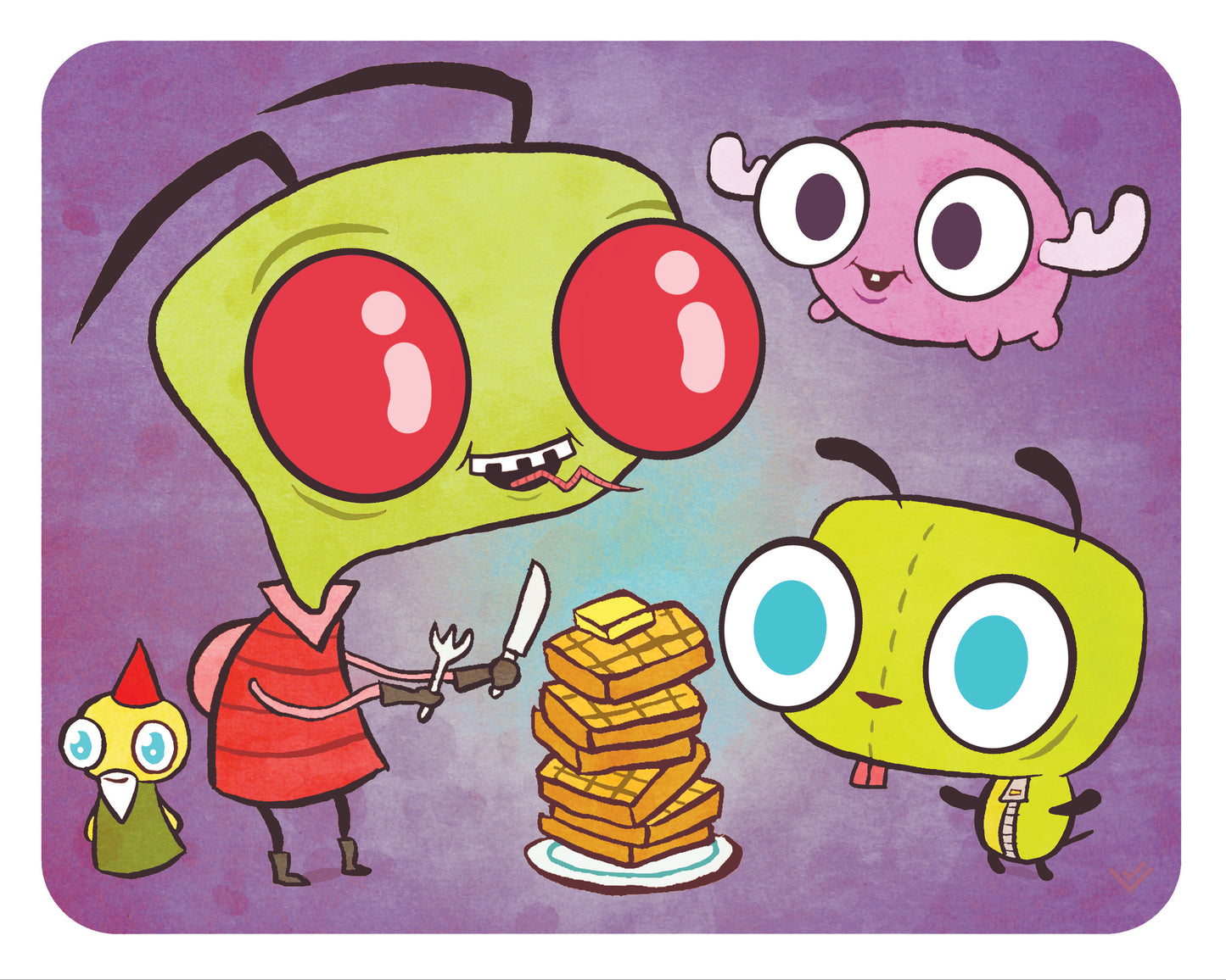 "Zim" 8 x 10 art print