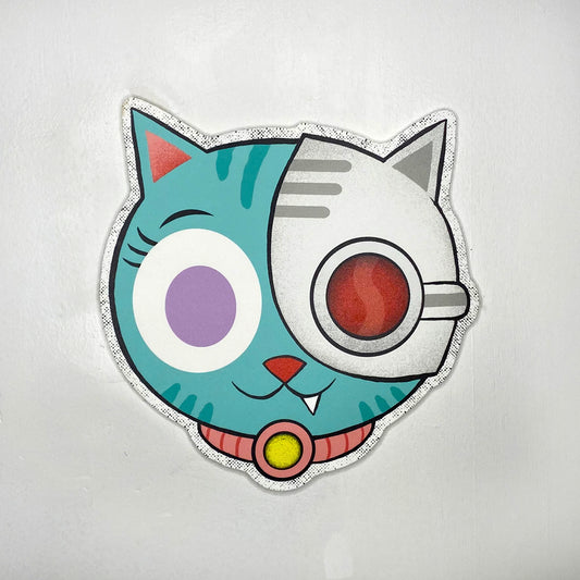 "Cypurr" cutout print
