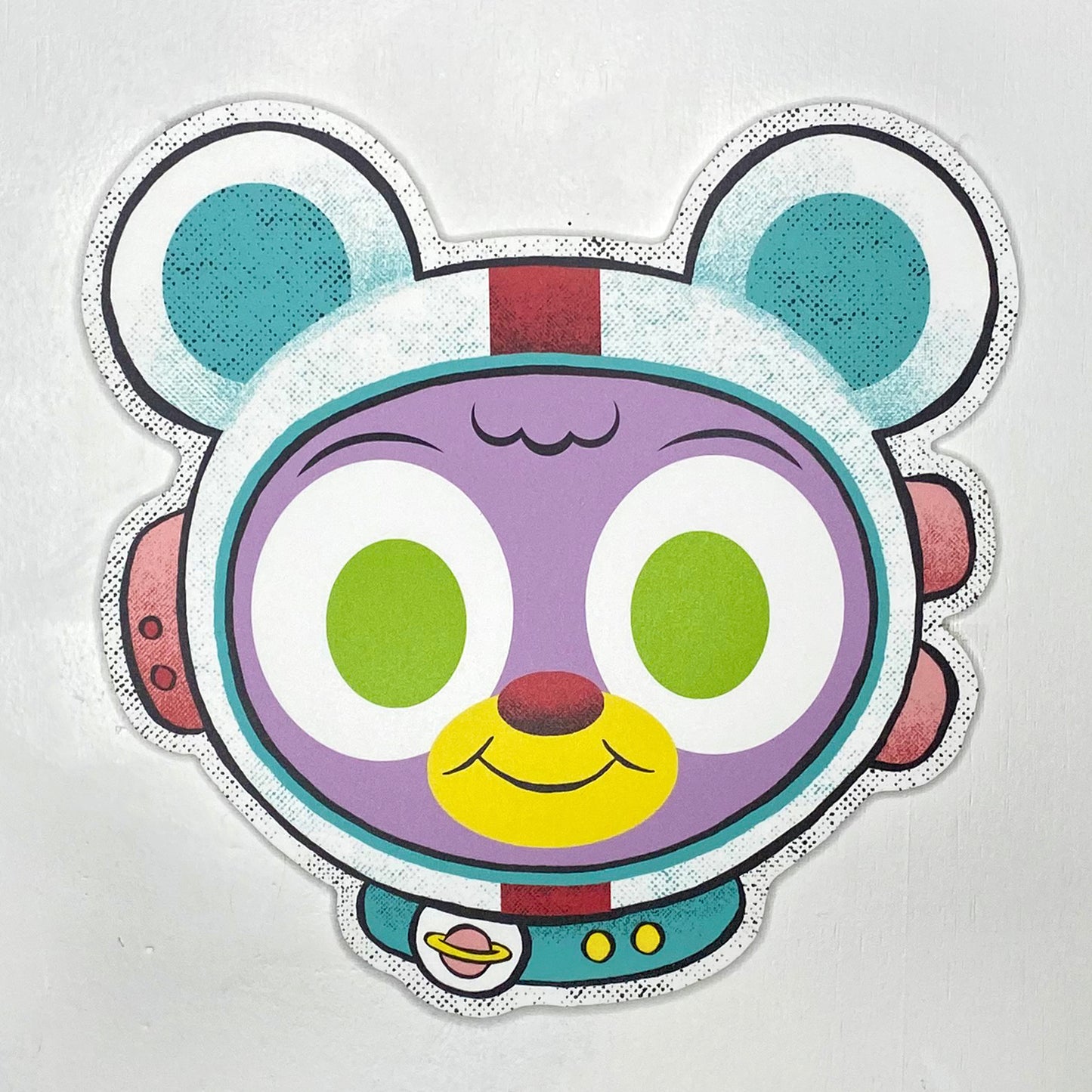 "Astro Bear" cutout print
