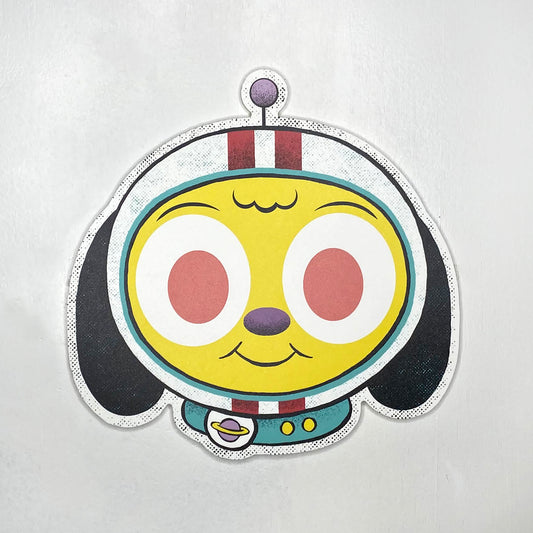 "Astro Pup" cutout print
