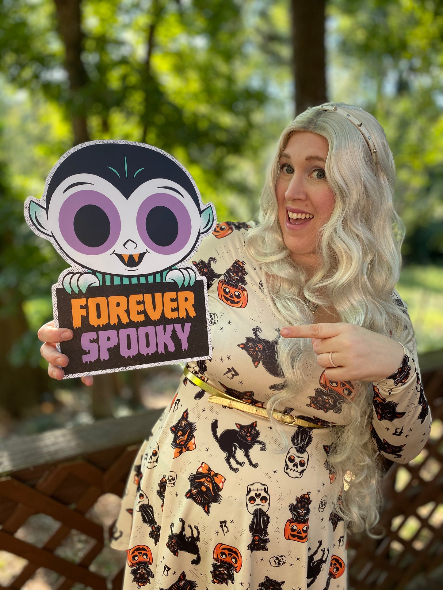 "Forever Spooky" cutout print