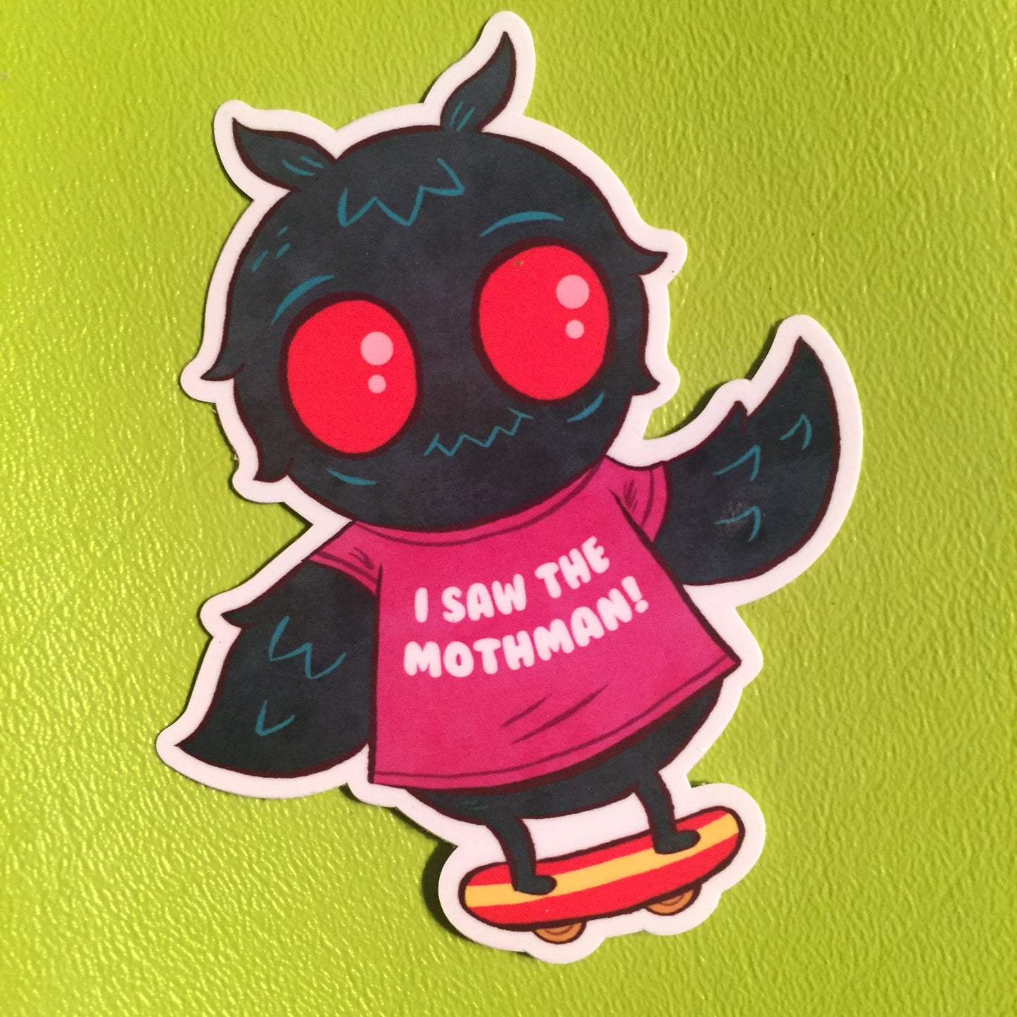 "Mothman" sticker