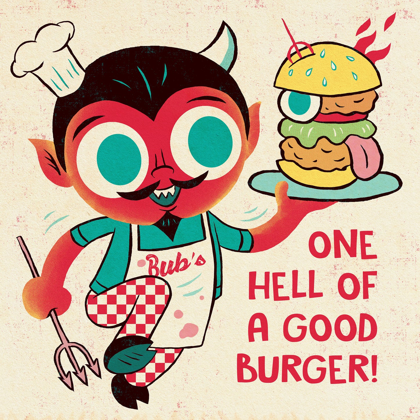 "Bub's Burgers" 8 X 8 print