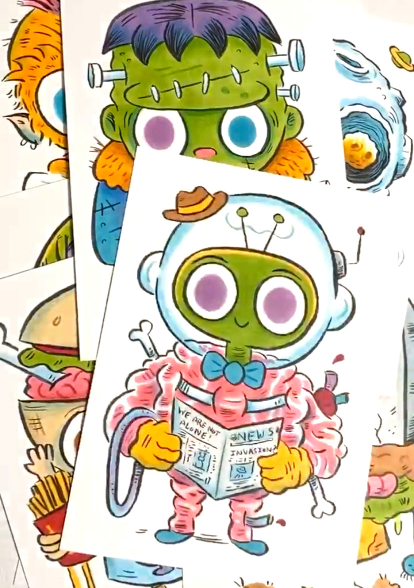 "Boogie Man" original drawing