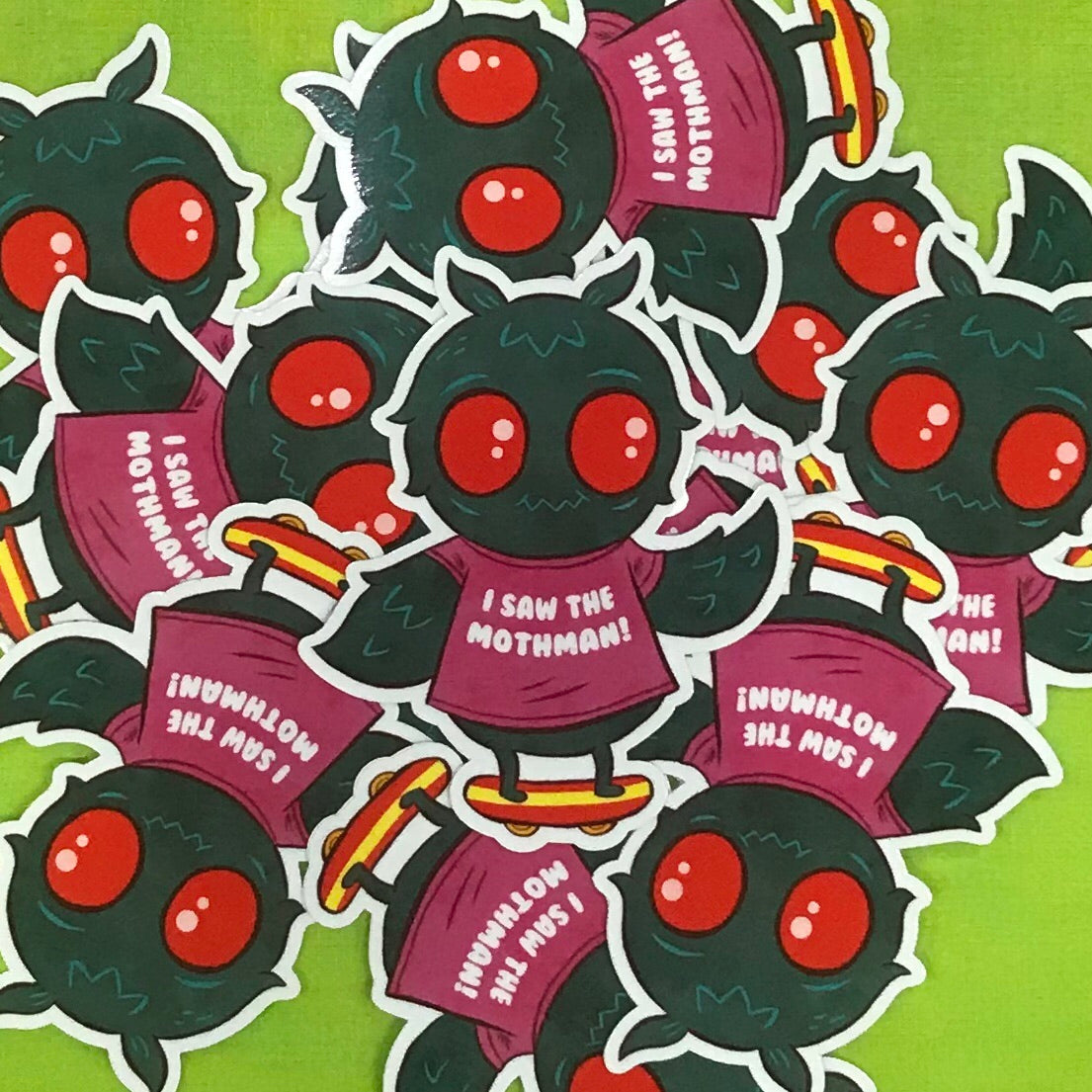 "Mothman" sticker