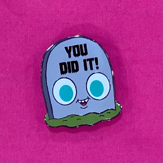 "Tombstimmy" hard enamel pin