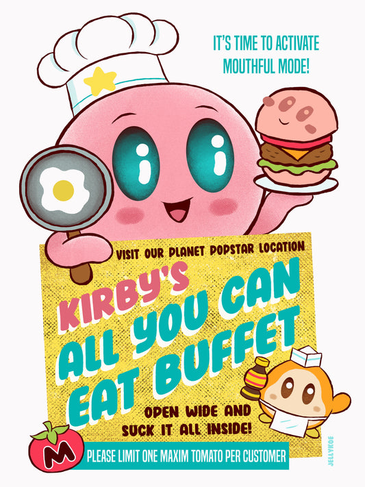“All You Can Eat" 12 x 16 poster print