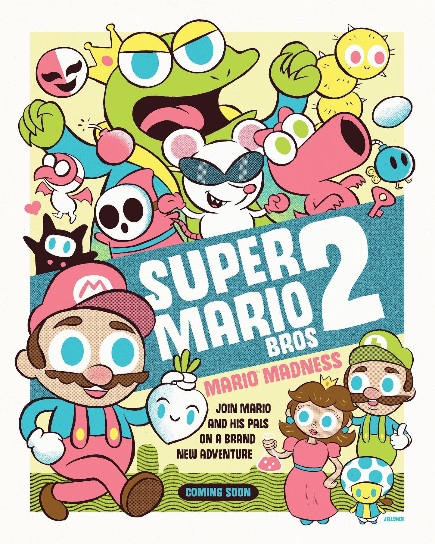 "Mario Madness" 16x20 AP poster print