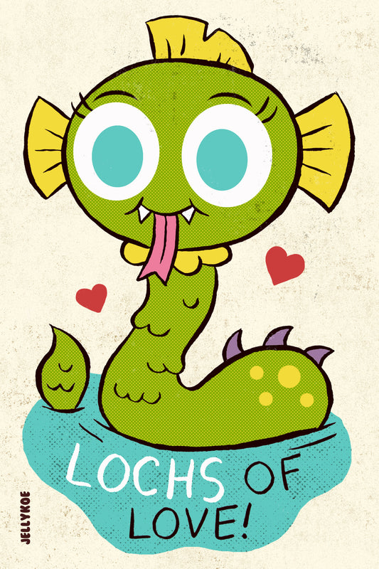 "Lochs of Love" 4 x 6 Valentine