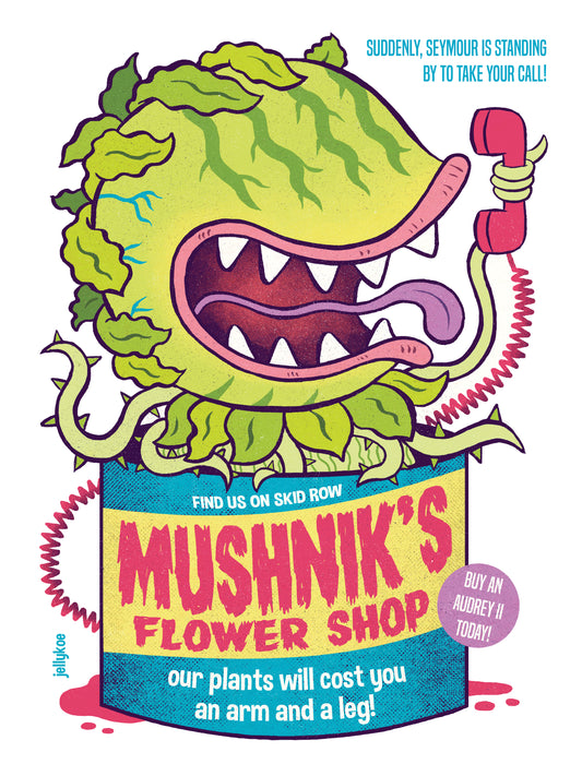 "Mushnik's Flower Shop" 12 x 16 poster print