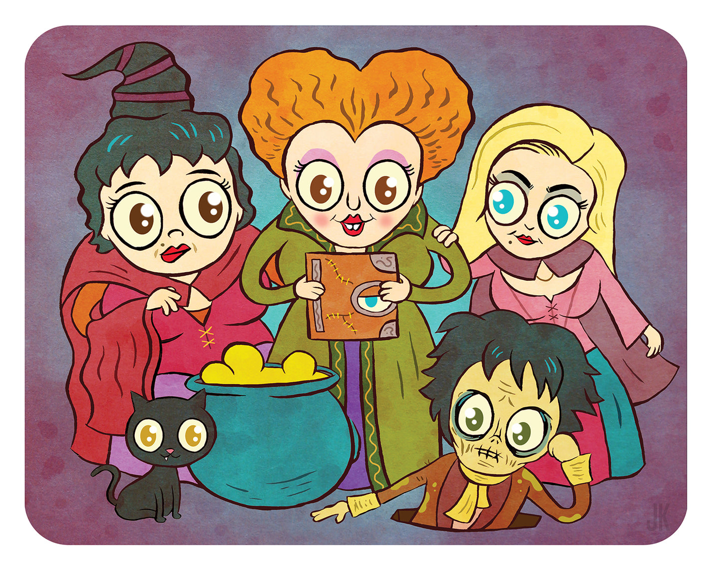 "The Sanderson Sisters" 8 x 10 print Jellykoe