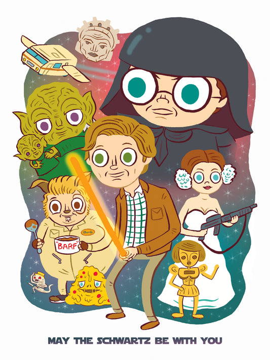 "Spaceballs" 12 x 16 AP poster print